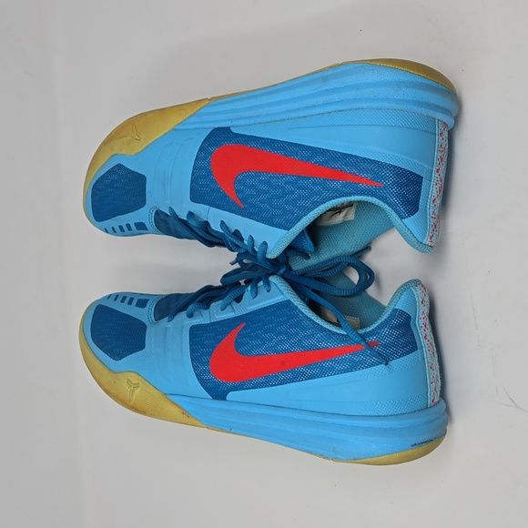 Nike KB Mentality Kobe Bryant Clearwater Blue Crimson 704942-400 Size 11 - Picture 7 of 8
